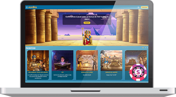 Supports et appareils compatibles avec le casino Amon