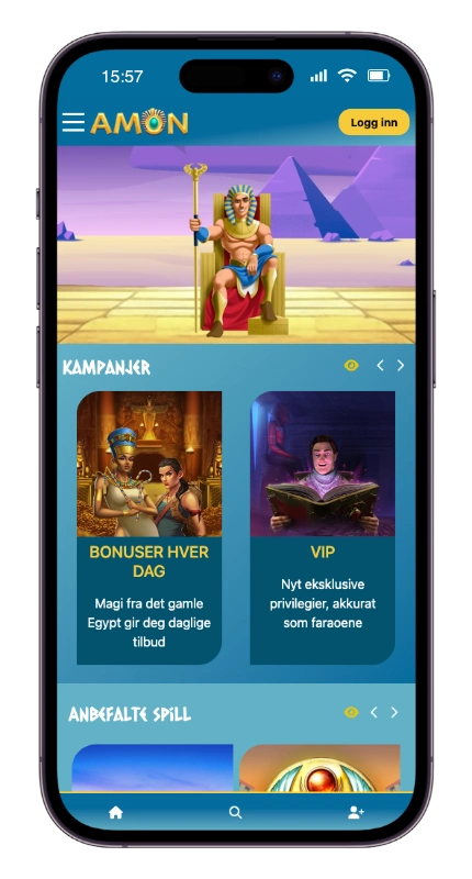 version mobile et application d’Amon Casino