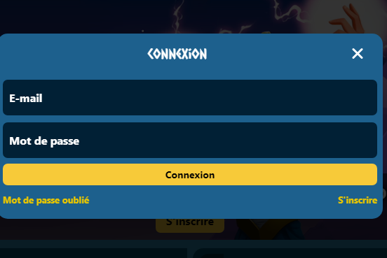 Connexion au casino Amon depuis le site web officiel