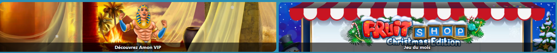 Jeu du mois Fruit Shop sur Amon Casino