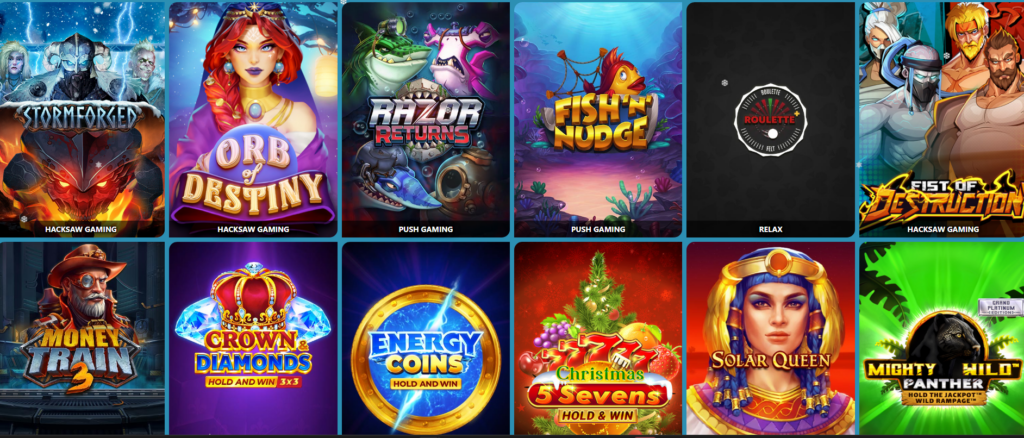 Les meilleurs jeux disponibles sur Amon Casino