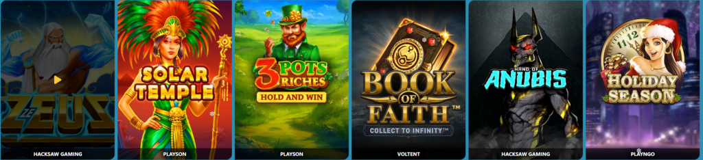 Jackpots progressifs disponibles sur Amon Casino